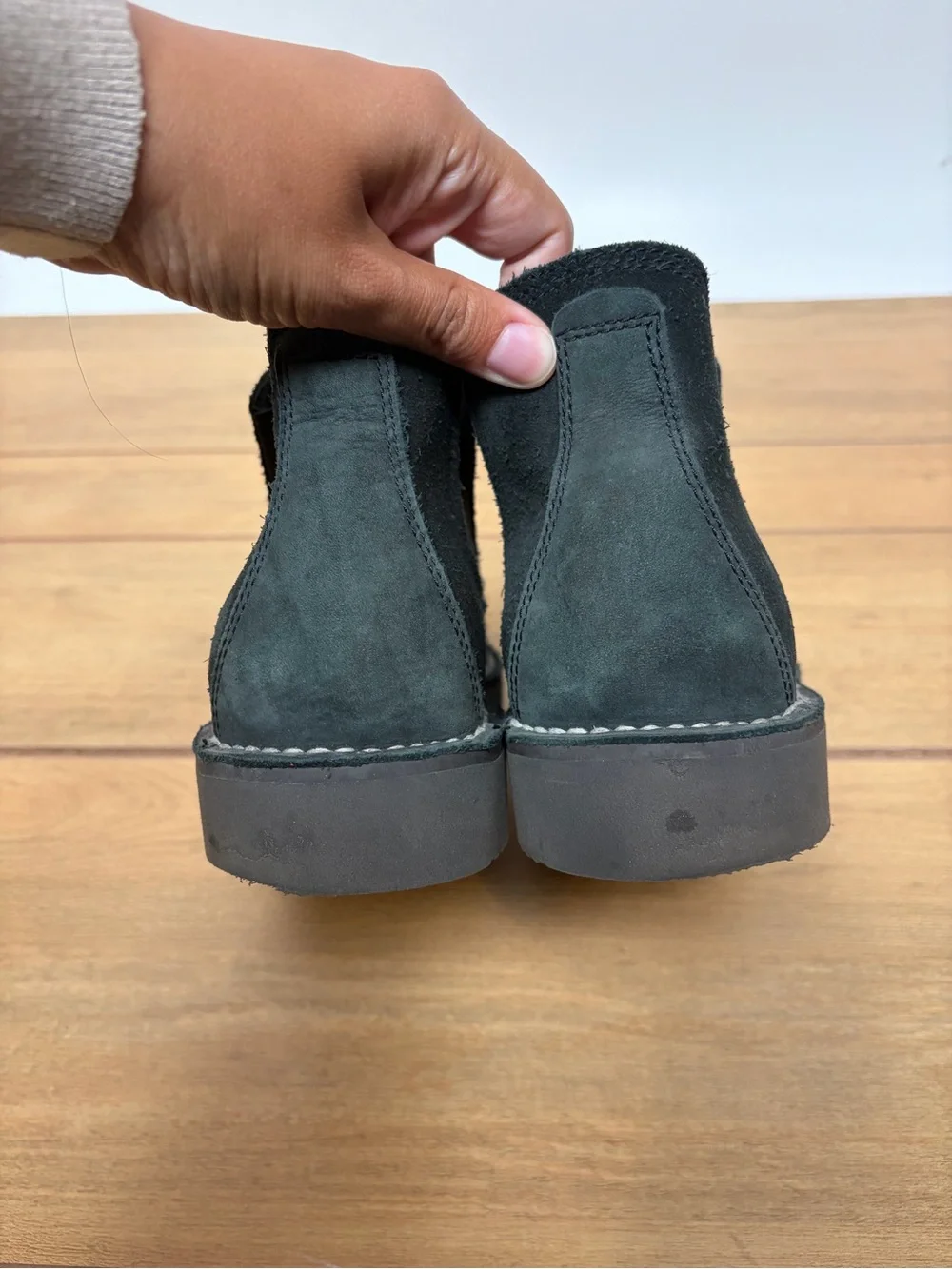 UGG Camino Black Suede Chelsea Boots Size 12